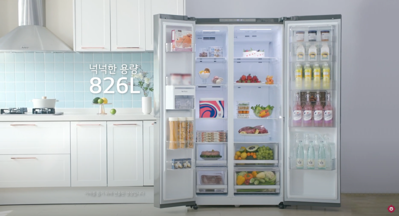 [영상공장]LG전자 디오스 양문형 메탈 냉장고 홈쇼핑 인서트 영상
